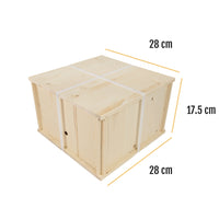 Pacciamatura di Fieno Fino delle Malghe dell'Alto Adige, 100% Naturale - Odore Piacevole di Fieno - Confezione da 10 lt/2kg in Scatola di Legno