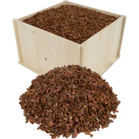Corteccia di Larice Naturale - Pezzatura Piccola - Confezione da 10 Litri per Pacciamature e Decorazioni