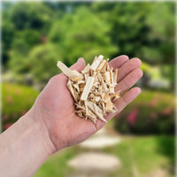 Pacciamatura di Legno Abete per Decorazione Giardino Orto , 100% Naturale , Confezionato in Sacco di Juta Ecologico -5 Kg/sacco