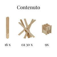 Set Accendifuoco Prova - 100% Legno Naturale - Delegn.com