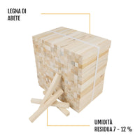 Legnetti Accendifouco Camino, 4 kg | 256 legnetti per pacco