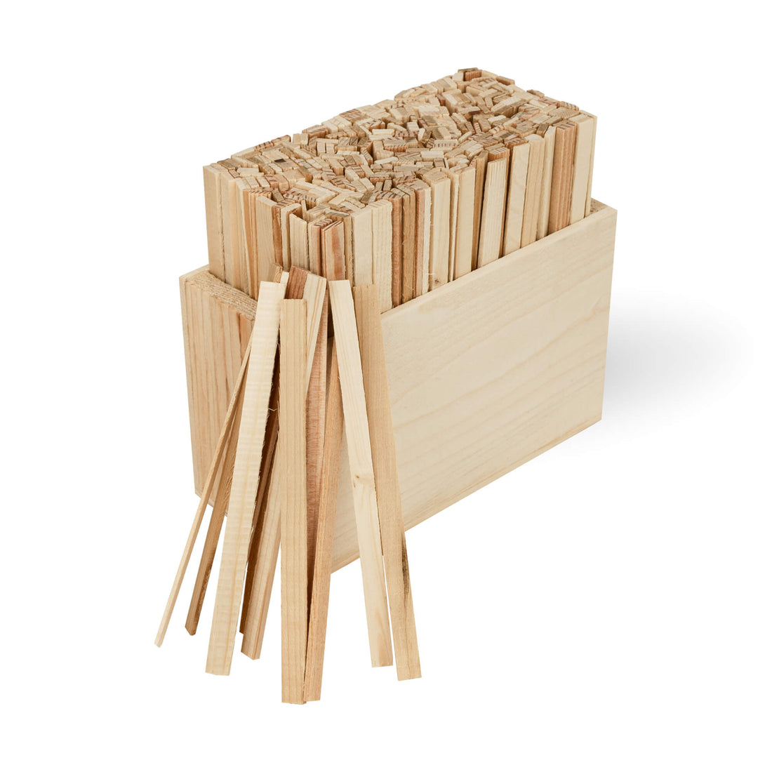 Stecche di legno sottile naturale per accendifuoco, fiammifero- 380 pz –