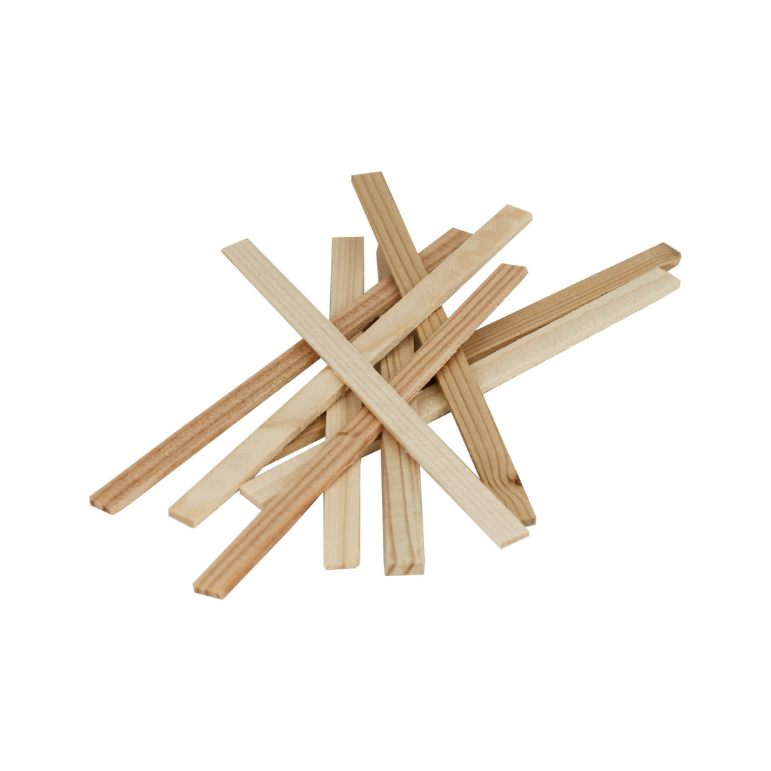 Stecche di legno sottile naturale per accendifuoco, fiammifero- 380 pz –